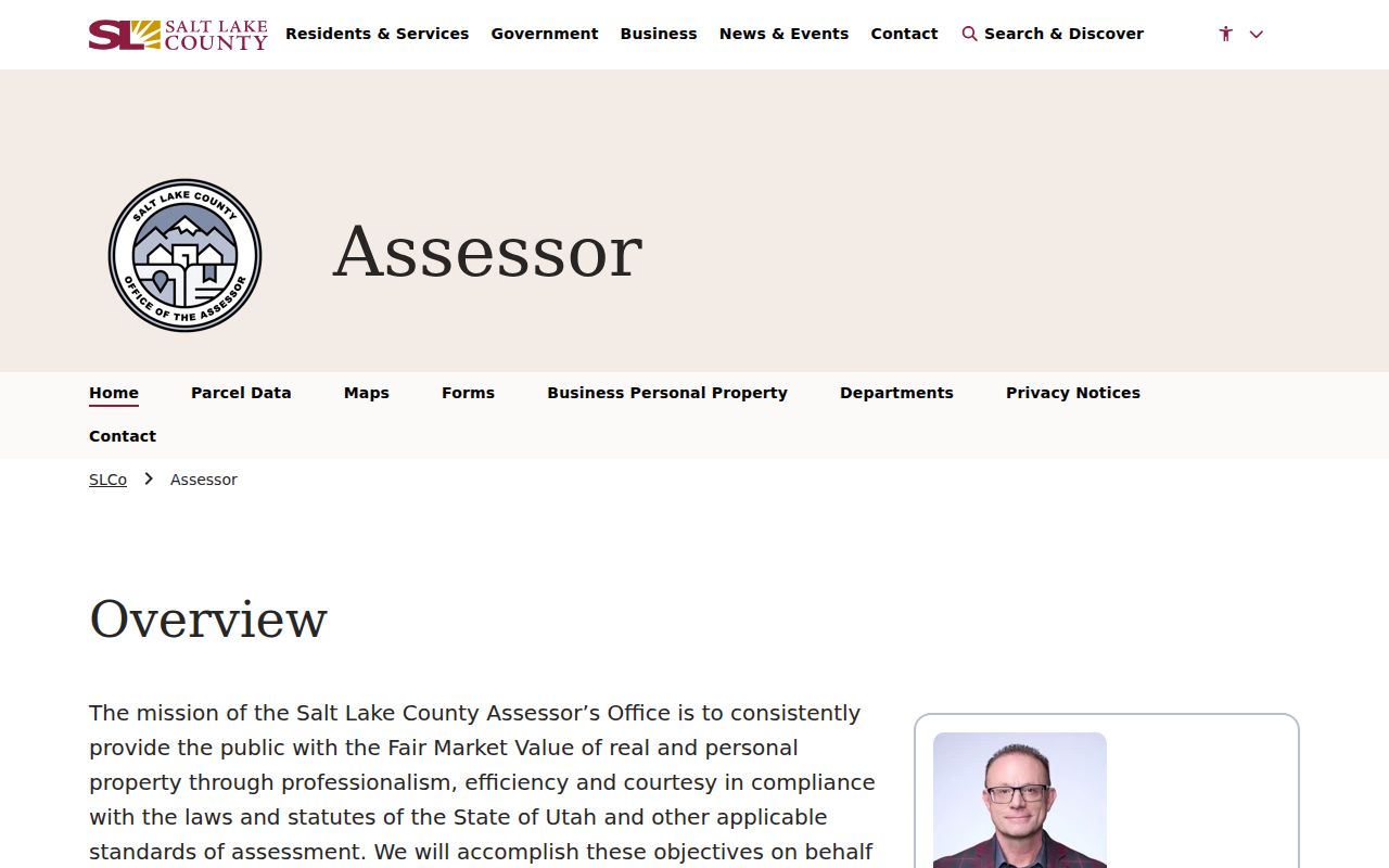 Salt Lake County street directory Assessor address and owner search